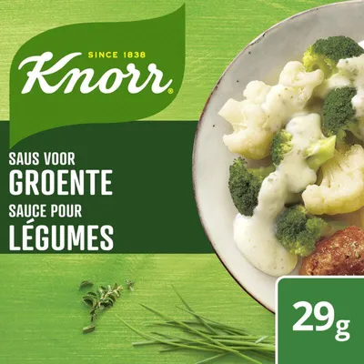 Produktbild von Knorr Mix Groentensaus 29g – Würzige Gemüse-Saucenbasis für Suppen & Eintöpfe