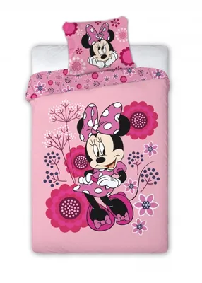 Produktbild von bettwäsche Minnie Maus 140 x 200 cm rosa
