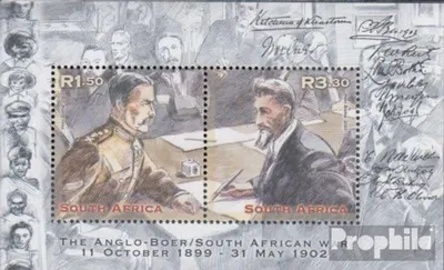 Produktbild von Briefmarken Südafrika 2002 Mi Block87 (kompl.Ausg.) gestempelt Beendigung Burenkrieg