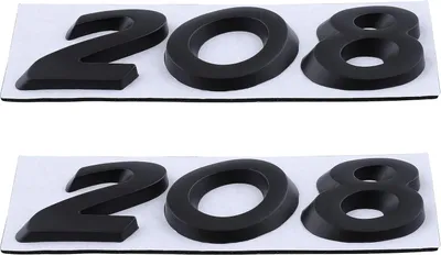 Imagen del producto de Calcomanías para emblemas de coche, color , 208 unidades, para maletero y puertas