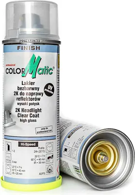 Produktbild von Klarlack Acryl für Scheinwerfer und Lampen Klar Spray 200ml COLORMATIC