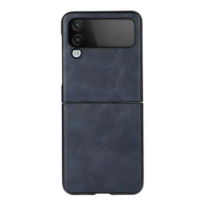 Immagine prodotto di Custodia König Design compatibile con Samsung Galaxy Z Flip4 5G, realizzata in plastica morbida, custodia protettiva per cellulare, colore blu