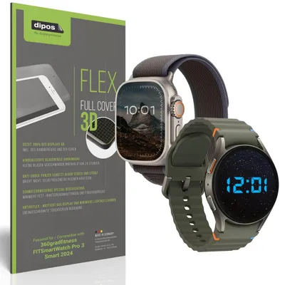 Produktbild von 2x dipos FlexAR 360gradfitness FITSmartWatch Pro 3 Smart 2024