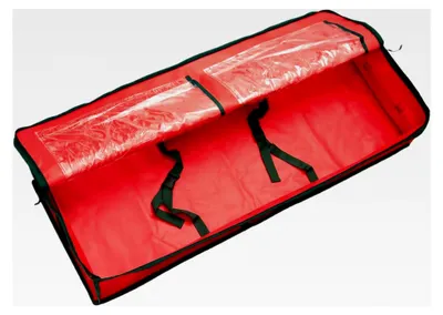 Produktbild von Geschenkpapierhalter – PE, Toilettenpapier-Organizer-Tasche, wiederverwendbare Urlaubsdekoration, Aufbewahrungstasche, Ornament-Organizer für Dekorationen, Zuhause, Aufbewahrung, Organisation
