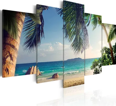 Produktbild von Modernes Wandbild 030112-66 (200x100) - 5 Teilig Bilder Fotografie auf Vlies Leiwnand Foto Bild Dekoration Wand Bilder Kunstruck