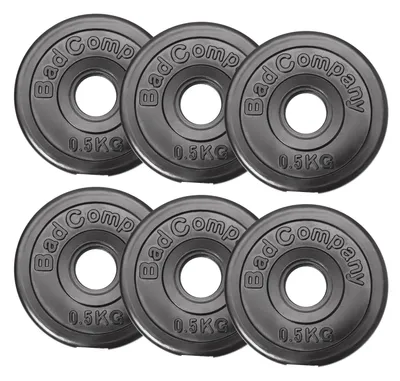Produktbild von 3 Kg (6x0,5) Hantelscheiben Hantel Hanteln 30/31mm Kunst.