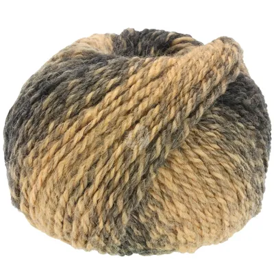 Produktbild von Lana Grossa - Duetto Classico 0007 camel dunkelgrau anthrazit