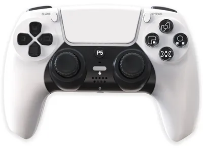 Produktbild von Wireless Gaming Controller für PS5 Hall Effekt Gyroskop Dual Vibration Weiß