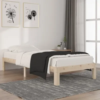 Produktbild von "2026 Promotion" Massivholzbett Schlafzimmer - Kiefer 90x200 cm - Polsterbett CC27434