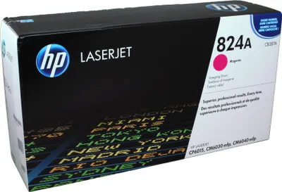 Produktbild von HP 824A Magenta LaserJet Image Drum, 35000 Seiten, Laser, Schwarz, 603 x 168 x 327 mm, 2.85 kg, 603 x 168 x 327 mm