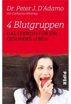 Produktbild von 4 Blutgruppen - Das Lexikon für ein gesundes Leben
