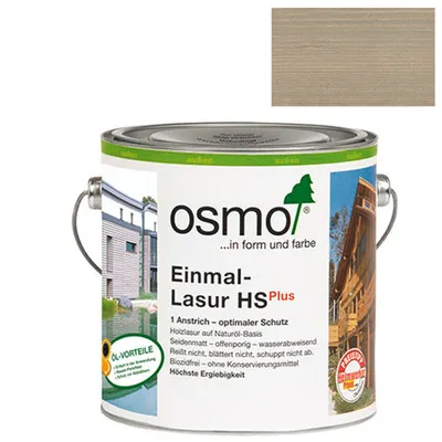 Produktbild von Osmo Einmal Lasur HSPlus Silberpappel seidenmatt Holzmöbel 2500ml