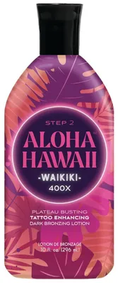 Imagen del producto de Aloha Hawaii Waikiki, loción intensamente bronceadora para el sol, paso 2, 296 ml