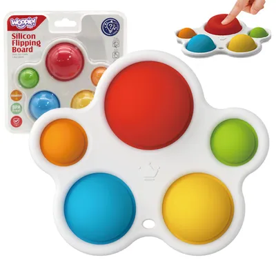 Obrázok produktu pre Woopie Baby Pop It – montessori antistresová senzorická hračka a hryzátko