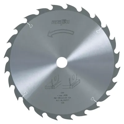 Image de Mafell Sägeblatt-HM 330 x 2,2/3,2 x 30 mm, Z 24, WZ | 092571