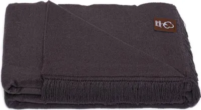 Produktbild von UMIPLED | Kuscheldecke, Sofaüberwurf Decke, Dicke Sofadecke, Couchdecke, Flauschige, Wohndecke für Couch, 150x200cm, 430 g/m2 - Graphit