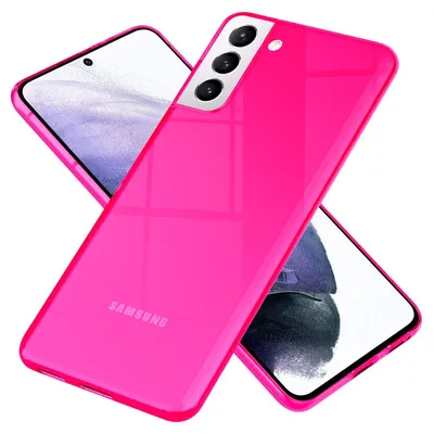 Obrázok produktu pre NALIA Neonové puzdro na mobilný telefón pre Samsung Galaxy S21+, priehľadný silikónový kryt Pink