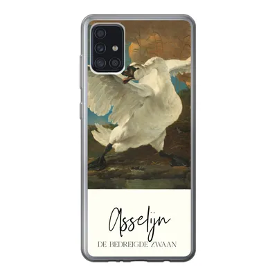 Produktbild von MuchoWow® Handyhülle Schutzhülle Hülle für Samsung Galaxy A52 5G Der gefährdete Schwan - Asselijn - Alte Meister Silikon Softcase Handy Hülle - Umschlag