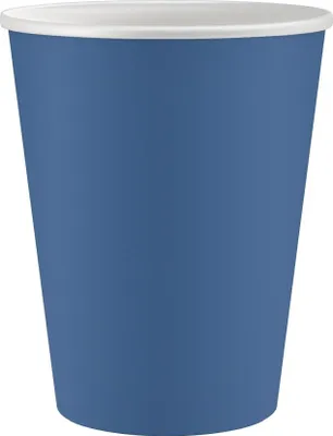 Obrázek produktu pro Námořnicky modré papírové kelímky 250 ml, 6 ks