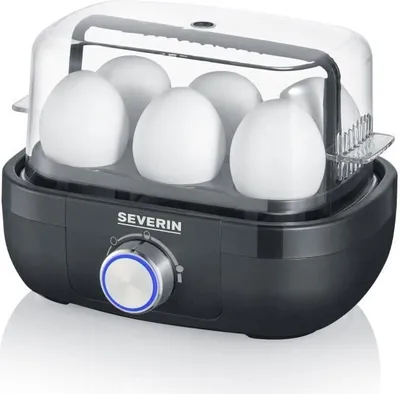 Obrázok produktu pre Varenica na vajcia SEVERIN EK3166, 6 vajec, 3 režimy varenia, 420 W, bez BPA