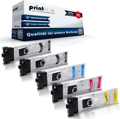 Produktbild von 5x Kompatible Tintenpatronen für Epson WorkForce Pro WF-C 5710 DWF WorkForce Pro WF-C 5790 DWF WorkForce Pro WF-C 5200 Series WorkForce Pro WF-C 5215 DW T9451 T9452 T9453 T9454 BKCMY-Office Pro Serie