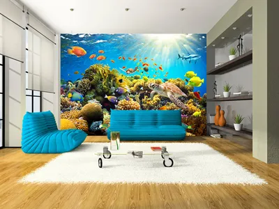 Produktbild von Vlies Fototapete 350x256 cm Tapeten Wandtapete XXL OZEAN b-A-0002-a-a