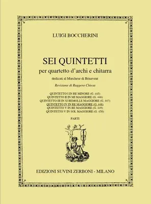 Produktbild von Quintett D-Dur Nr.4 G448für Gitarre und Streichquartett