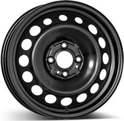 Productafbeelding van 15-inch stalen velg ALCAR, 15" x 5.5", 4x100 boutgaten, ET36, 60.00mm naafdiameter, zwarte velg