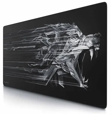 Zdjęcie produktu dla Titanwolf Gaming Mousepad, XXXL Speed Mousepad 1200 x 600 mm, szybkość i precyzja, Wolf Epsilon