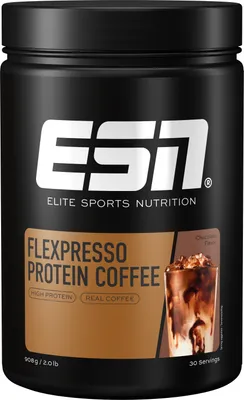 Produktbild von ESN FLEXPRESSO Protein-Kaffee mit Schokoladengeschmack (908 g)