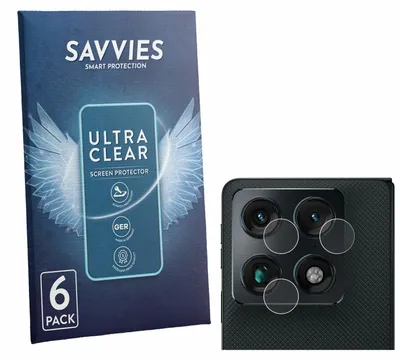 Produktbild von 6x Für Motorola Razr Fold (NUR Kameraschutz) Schutzfolie Savvies Displayschutz Display Schutz Folie Klar Transparent