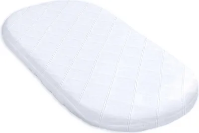 Produktbild von amazinggirl Babymatratze 75x35 cm, Schaumstoff, mit Nässeschutz, für Stubenwagen, Beistellbett, Kinderwagen, Reisebett, Laufgitter & Moseskörbe