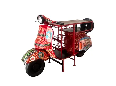 Produktbild von SIT Möbel Thekentisch aus einem recycelten Roller | B170 x T65 x H105 cm | 01054-58 |Serie THIS & THAT