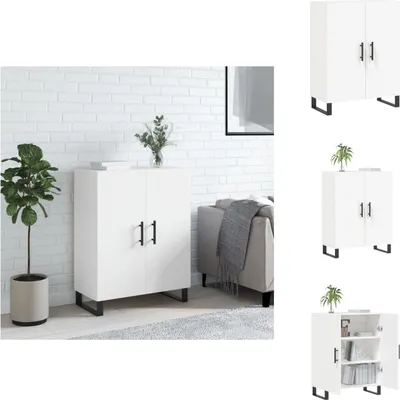 Immagine prodotto di vidaXL Credenza bianca 69,5x34x90 cm Materiale a base di legno - Credenze
