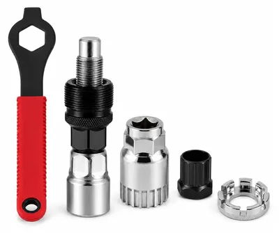 Image de Kit de 5 pièces comprenant un extracteur de manivelles et un outil pour le jeu de pédalier