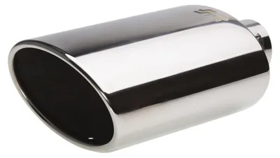 Imagen del producto de Simoni Racing, embellecedor de escape TRX/33, tubo de escape, embellecedor, diámetro 150 mm, diámetro 100 mm, 250 mm, ovalado, recto, acero inoxidable