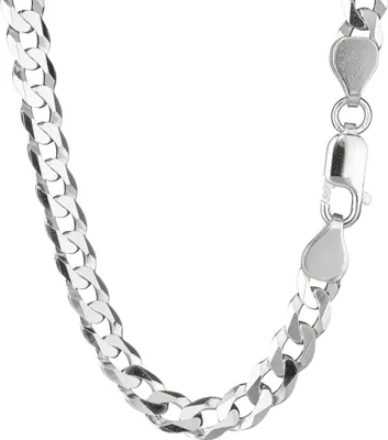 Produktbild von Collier 65cm Panzerkette diamantiert gedreht 925 Silber Halskette 6mm Breit 8192