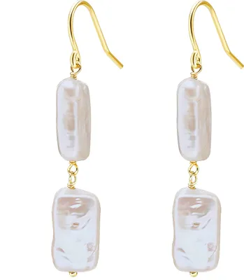 Produktbild von Valero Pearls Perlen-Ohrhänger Sterling Silber Süßwasser-Zuchtperle 50100165