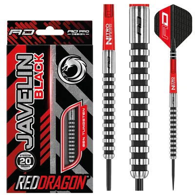 Produktbild von Red Dragon Javelin Black 85% - Steeldarts