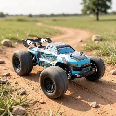 Immagine prodotto di Auto fuoristrada radiocomandata - SG116MAX - Scala 1:16 - Trazione integrale 4WD - Motore brushless - Velocità massima: 80 km/h - 1 batteria - Fari a LED