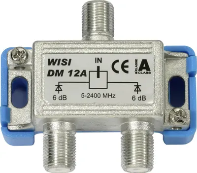 Produktbild von WISI Verteiler 2-fach DM12A 5-2400MHz 6dB