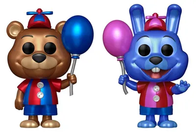Produktbild von Funko Pop! Games: Five Nights At Freddy's – Balloon Freddy & Balloon Bonnie, exklusive Sonderausgabe