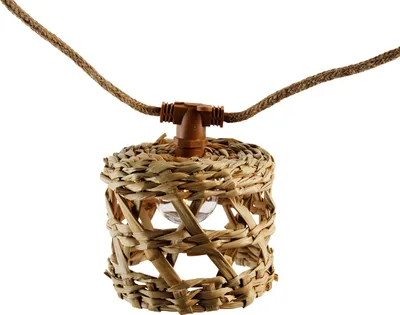 Produktbild von Newgarden - Orientalisch Lichterkette braun 8m 10-flammig IP44 Solar - Alba I Außenbeleuchtung - Rattan Rund I Länglich - LED geeignet E14