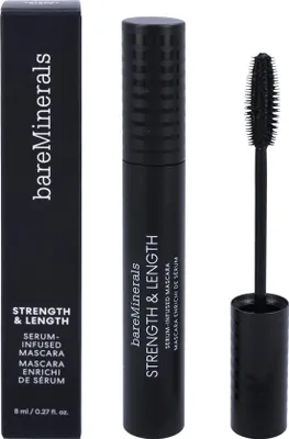 Immagine prodotto di Mascara nero estremo BareMinerals, infuso nel siero Strenght & Lenght
