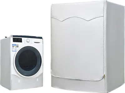Produktbild von Waschmaschine Staubdichte Abdeckung, Wasserdichte Waschmaschinenabdeckung, Waschmaschine Trockner Protector Sonnenschutz Wasserdichte und Staubdichte Abdeckung (85x60x50cm)