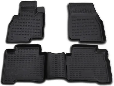 Produktbild von Fussmatten Set Element TPE Gummi 3D, wasserdicht, hoher Rand, rutschfest, passgenau – kompatible mit MITSUBISHI Grandis, 2003->, 5 pcs.