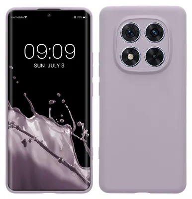 Produktbild von kwmobile Handyhülle für Xiaomi Redmi Note 14 Pro 5G / Poco X7 Hülle - weiches Handy Silikon Case - Schutzhülle Cover - Lavendel