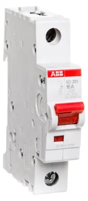Immagine prodotto di SD201/16 Interruttore di manovra sezionatore 1P, 16A 2CDD281101R0016