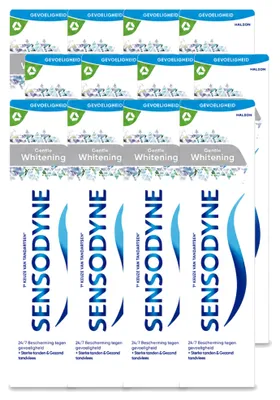 Productafbeelding van 12 x Sensodyne Gentle Whitening tandpasta - 75 ml - Voordeelverpakking - 12 stuks
