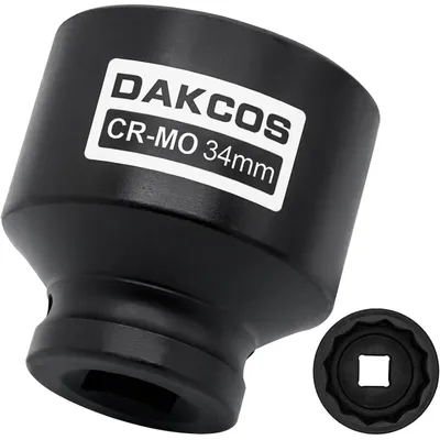 Produktbild von Schlagschraubernuss 34mm Vielzahn 1/2" CR-MO 12-Kant
